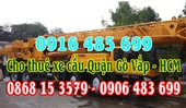 Xe cẩu Gò Vấp Hồ Chí Minh - Cho thuê xe cẩu Quận Gò Vấp TPHCM - Thuê xe cẩu Quận Gò Vấp