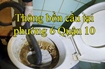 thông bồn cầu tại phường 6 Quận 10 bảo hành 5 năm