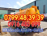 Hút hầm cầu Ayun Pa -Gia Lai GIÁ RẺ NHẤT
