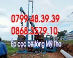 Ép cọc bê tông Mỹ Tho (Tiền Giang) GIÁ RẺ NHẤT gọi 0868.3579.10