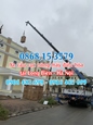Cho thuê xe cẩu cục nóng máy điều hòa Quận Long Biên (Hà Nội)