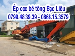Ép cọc bê tông Bạc Liêu - ép cọc bê tông tại Bạc Liêu