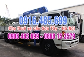 0916.485.699 Cho thuê xe cẩu Sơn Tây - Hà Nội