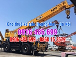 0916.485.699 Cho thuê xe cẩu Hoàng Mai - Hà Nội