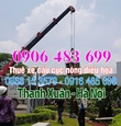 Cho thuê xe cẩu cục nóng máy điều hòa quận Thanh Xuân (Hà Nội)