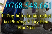Thông bồn cầu tắc nghẹt tại Phường 9 Tuy Hòa Phú Yên – Chất Lượng 0768548661