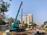 Ép cọc bê tông tại Thanh Khê - Đà Nẵng.