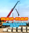 0916.485.699 Cho thuê xe cẩu Huyện Bù Đốp -GIÁ RẺ NHẤT Bình Phước
