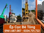 ÉP CỌC BÊ TÔNG ĐÀ NẴNG - ÉP CỌC BÊ TÔNG CÔNG TRÌNH ĐÀ NẴNG