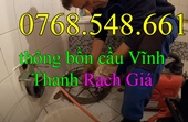 gọi 0768.548.661- Thông bồn cầu tắc nghẹt tại phường Vĩnh Thanh Rạch Giá -Giá Rẻ Uy Tín Nhất