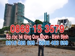 Ép cọc bê tông Bình Định - Ép cọc bê tông Quy Nhơn Bình Đinh