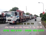 Thuê xe cẩu Quận 7 Tp.HCM - Xe cẩu Q7 HCM - Xe cẩu quận 7
