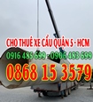 Thuê xe cẩu Quận 5 Tp HCM - Xe cẩu Q5 HCM - Xe cẩu quận 5
