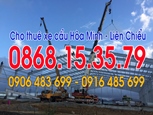 Cho thuê xe cẩu Hòa Minh - Liên Chiểu - Đà Nẵng