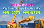 Cho thuê xe cẩu Hóc Môn - Cho thuê xe cẩu tại Hóc Môn Tp HCM