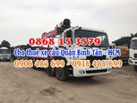 Xe cẩu Bình Tân Hồ Chí Minh - Cho thuê xe cẩu Quận Bình Tân TPHCM - Thuê xe cẩu Quận Bình Tân