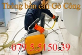 Thông bồn cầu tắc nghẹt tại Gò Công Tiền Giang 079.5.5150.39