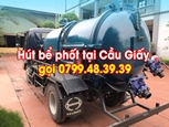 Hút bể phốt tại Cầu Giấy gọi 0799.48.39.39 CÔNG NGHỆ MỚI+ GIÁ RẺ NHẤT